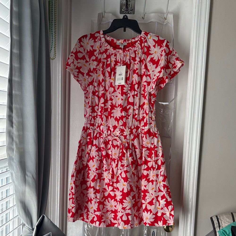 NWT Free Assembly women’s daisy dress size small. Has pockets and is lined.